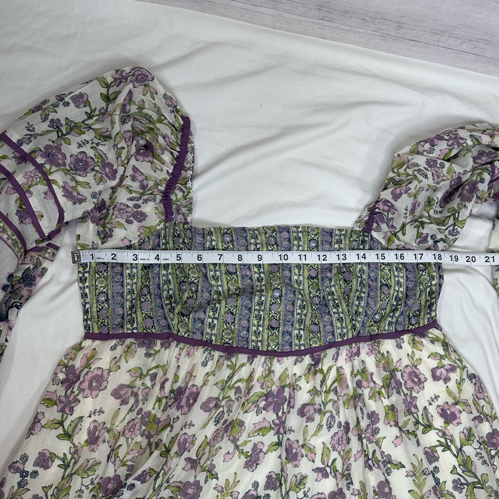 NWT Free People Endless Afternoon Floral Mini Dress Size L - Picture 8 of 9